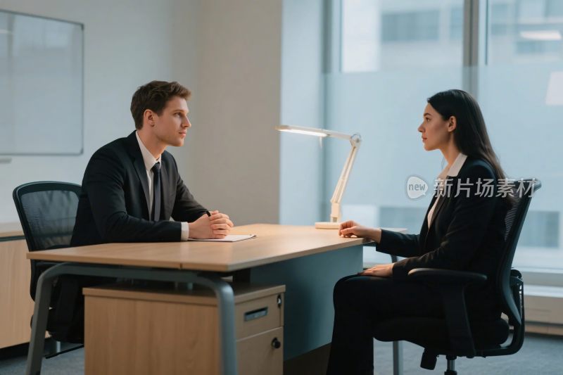 办公室商务对话场景