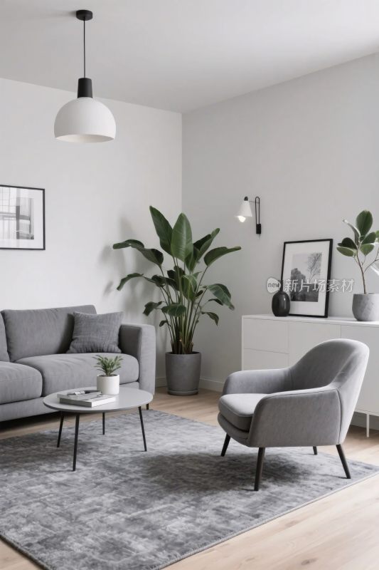 现代简约客厅布置