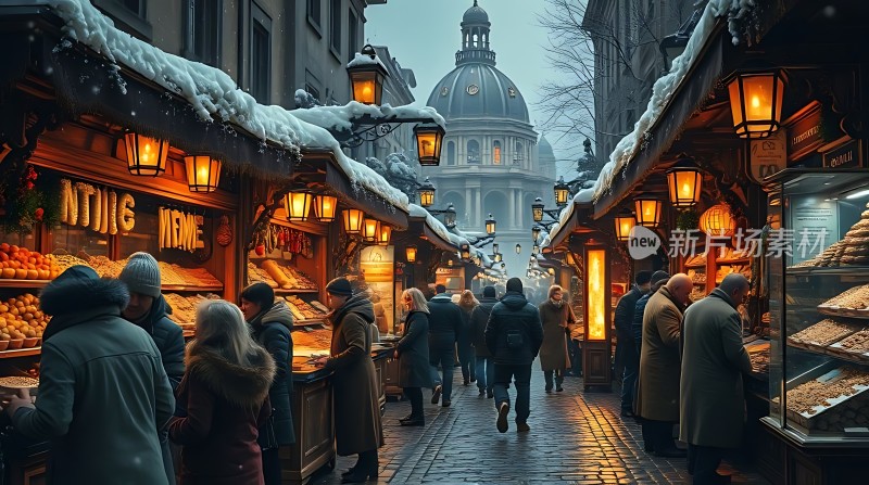 冬日集市暖意融融