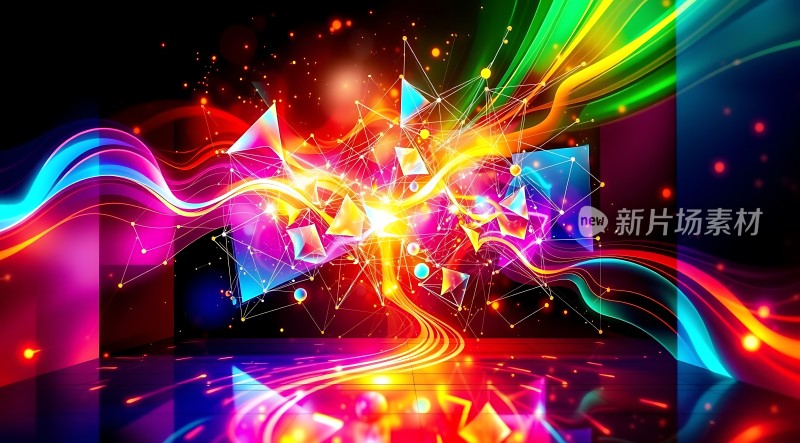 五彩斑斓的光影世界