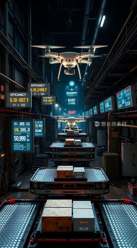 智能物流中心高效运作