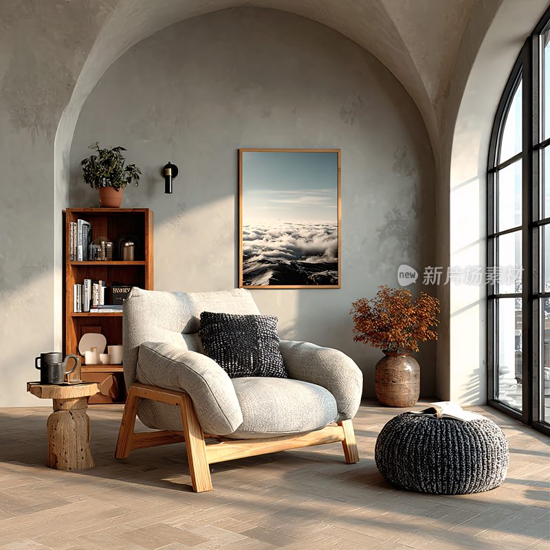 温馨舒适的室内休闲角落