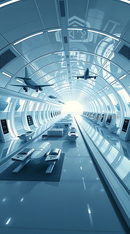未来主义机场设计