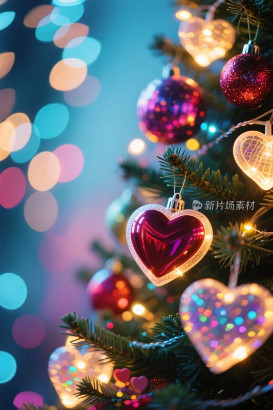 圣诞树装饰挂饰画面