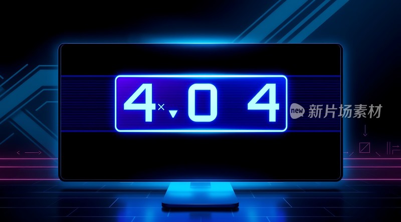 新片场素材 404错误页面