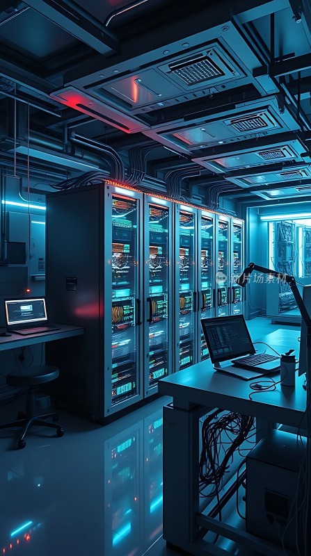 科技感数据中心未来网络中心