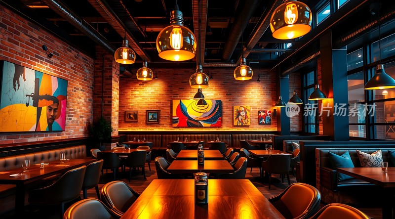 现代餐厅温馨氛围