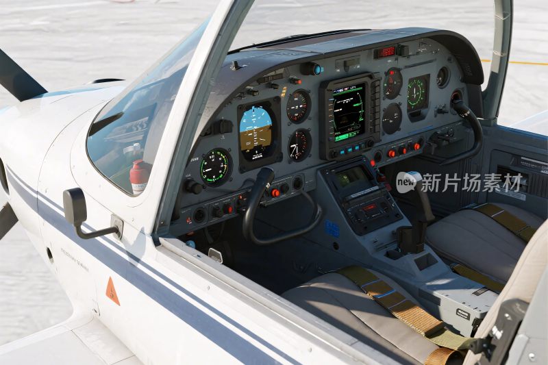 飞机驾驶舱内景