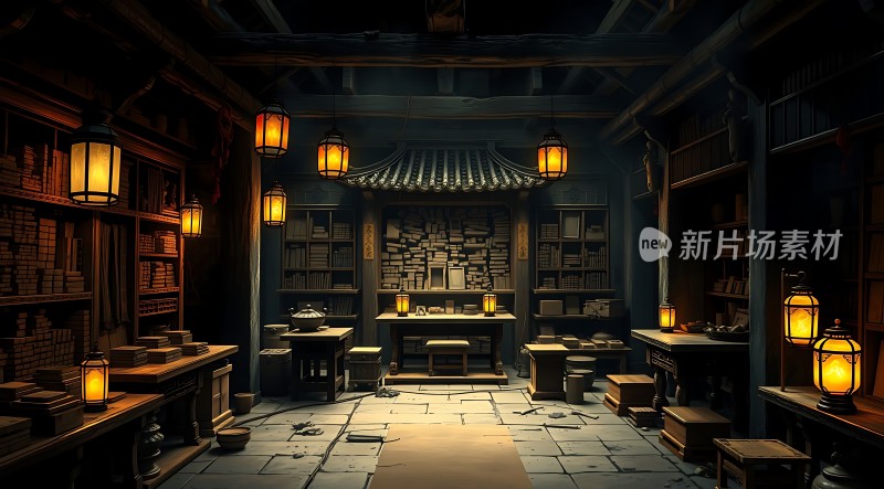 古色古香的书房