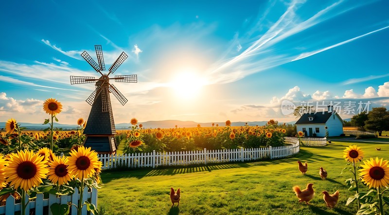 向日葵田园风光