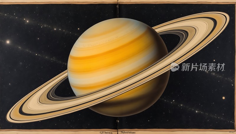 土星环与行星