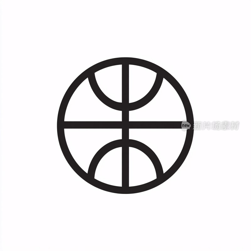 简约篮球图标