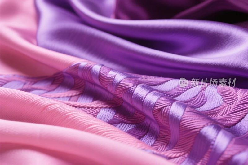 丝绸布料色彩纹理