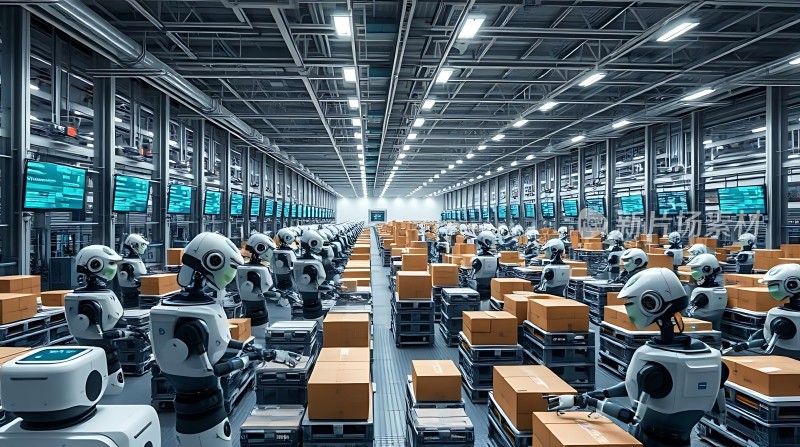 智能仓储机器人协作搬运货物