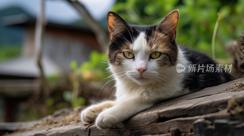 草丛里的猫