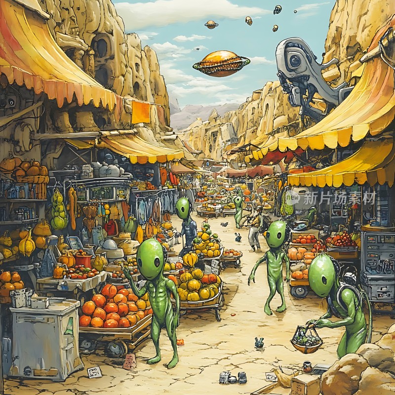 外星市场奇遇记
