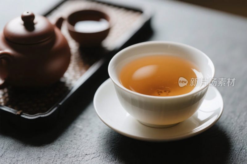 茶具茶水展示图