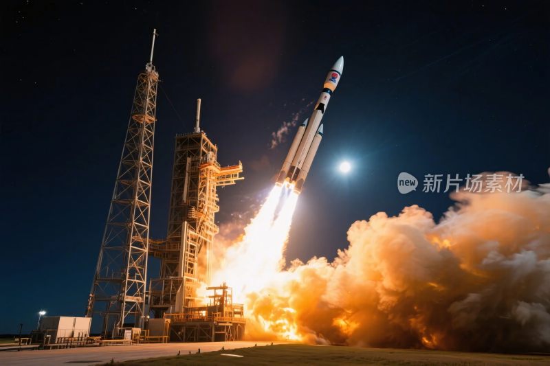 火箭发射升空场景