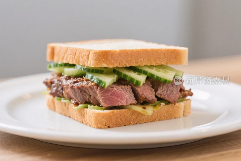 美味三明治展示