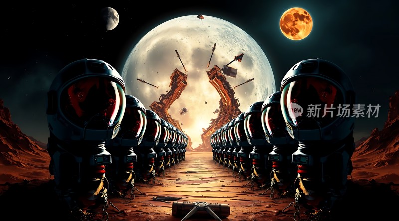 火星探索宇航员集结