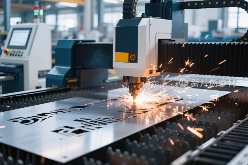 工业激光切割设备作业