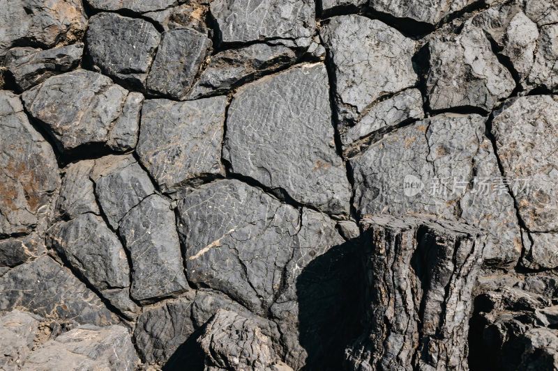 石块墙面纹理