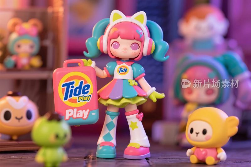 卡通玩偶插画场景