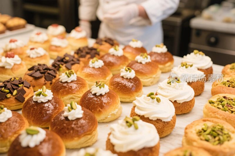 烘焙甜品陈列图