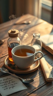 阳光下的茶时光