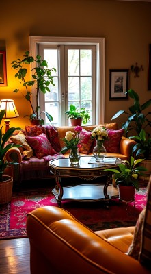 温馨客厅绿意盎然舒适沙发精美装饰 温馨客厅绿意盎然舒适沙发精美装饰