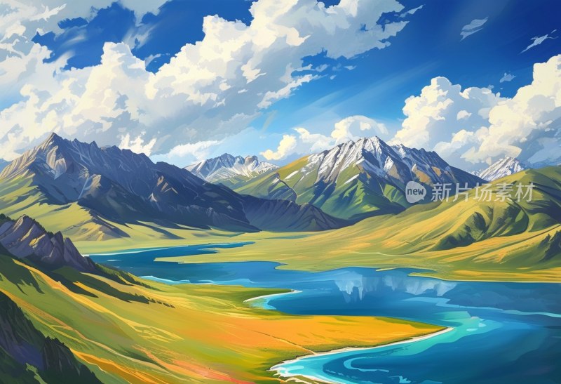 橡皮山风光青海