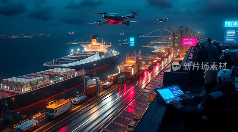 智能港口未来物流新篇章