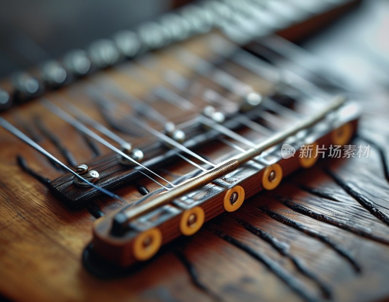 琴弦细节特写