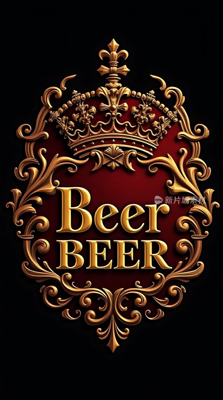 金色皇冠啤酒标志
