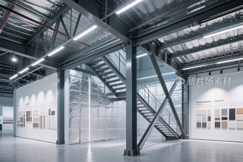 现代工业展厅空间