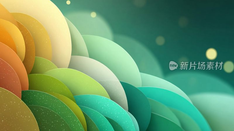 多彩几何形状抽象背景图