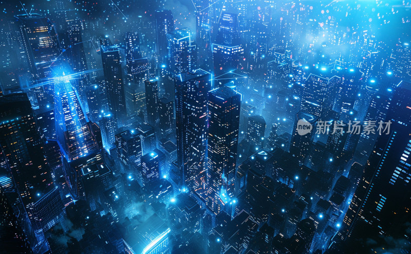 科幻虚拟元宇宙城市