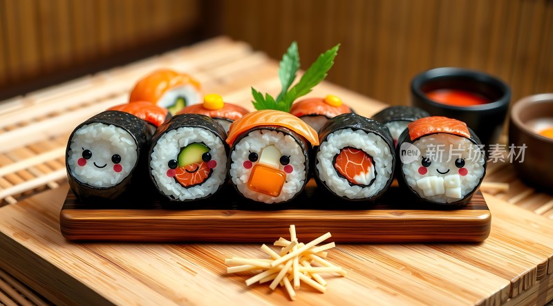 可爱寿司拼盘