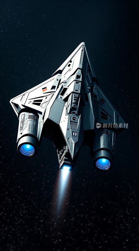 星际飞船启航探索未知宇宙