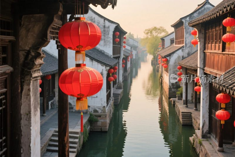 古运河古镇风光