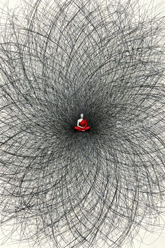 禅意世界中的宁静与纷扰