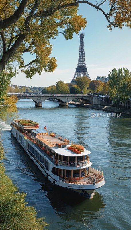 巴黎塞纳河风光