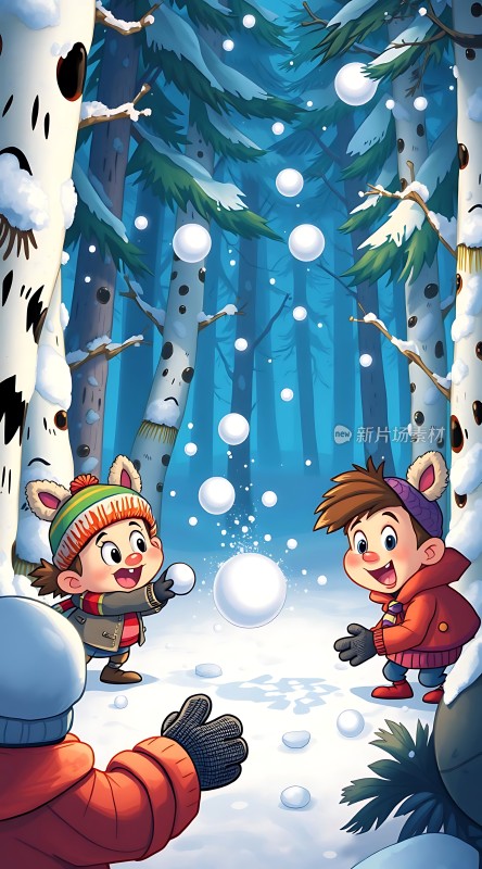 雪地里的欢乐时光