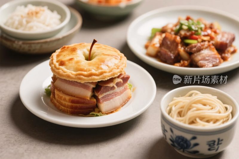 美食餐点展示图