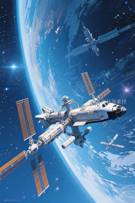太空站与宇宙飞船