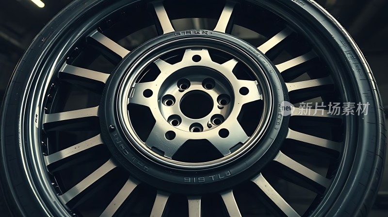 黑色轮毂与轮胎的结合展现独特魅力