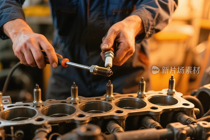 汽车维修操作场景