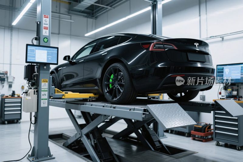 汽车维修车间场景