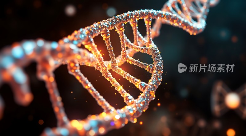 新片场素材 DNA螺旋结构