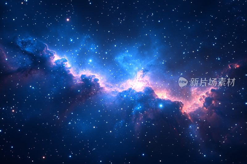 梦幻绚丽的星云太空景象